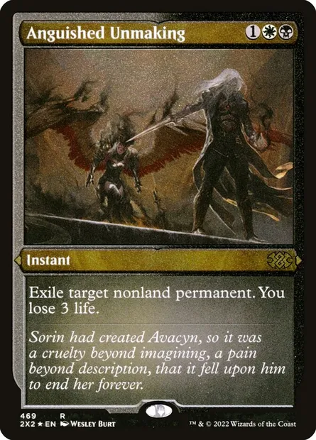 Anguished Unmaking, Magic card 2X2 469 — Double Masters 2022 set
