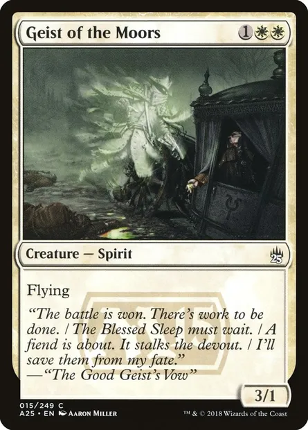Geist of the Moors, Magic card A25 15 — Masters 25 set