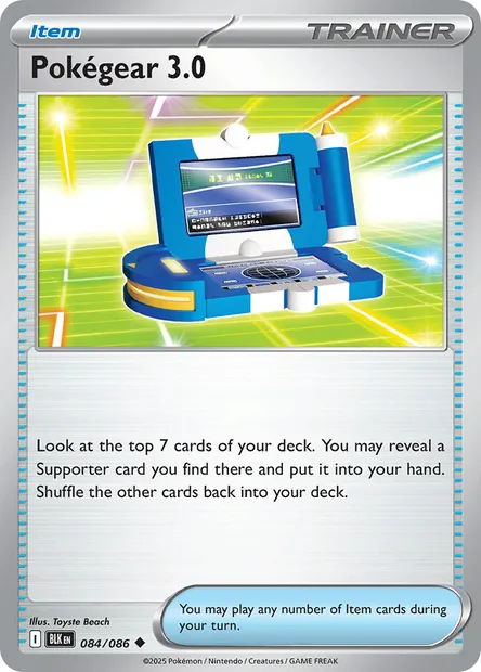 Pokégear 3.0, Pokémon card BLK 084 — Black Bolt set