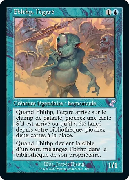 Fblthp, l'égaré, carte Magic TSR 308 — extension Spirale Temporelle Remastered