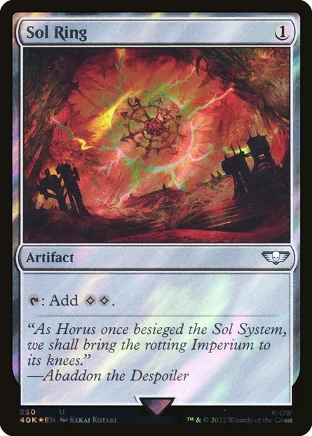 Sol Ring, Magic card 40K 250★ — Warhammer 40,000 Commander set