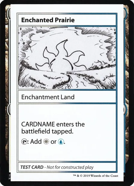 Enchanted Prairie, carte Magic CMB2 115 — extension Mystery Booster Playtest Cards 2021