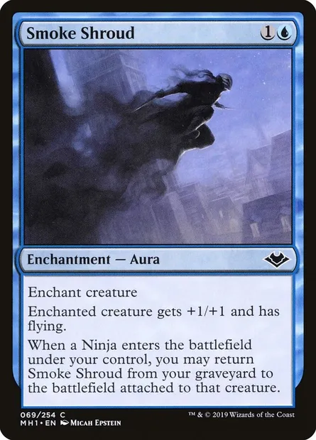 Smoke Shroud, Magic card MH1 69 — Modern Horizons set