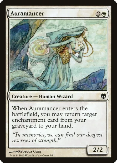 Auramancienne, carte Magic DDL 9 — extension Duel Decks: Heroes vs. Monsters