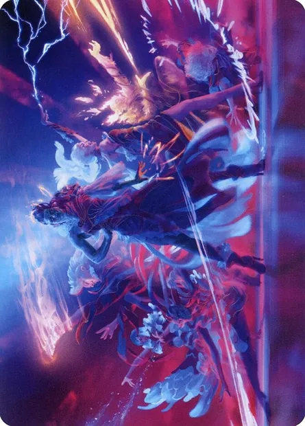 Prismari Command // Prismari Command, carte Magic ASTX 35 — extension Strixhaven Art Series