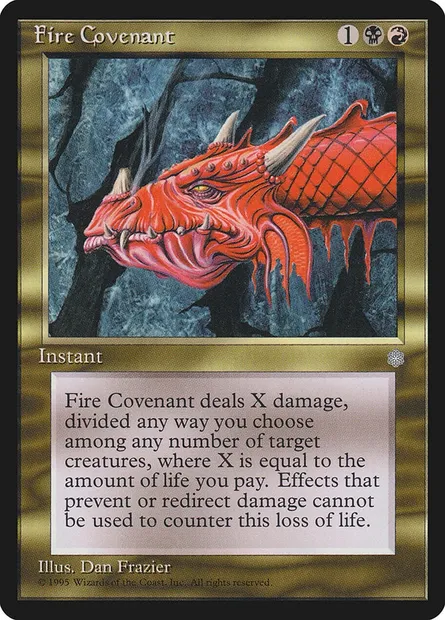 Pacte de feu, carte Magic ICE 289 — extension Ere Glaciaire