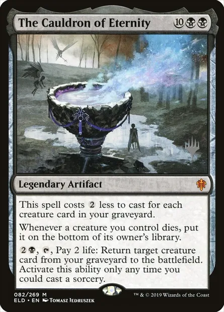 Le Chaudron d'Éternité, carte Magic PELD 82p — extension Throne of Eldraine Promos