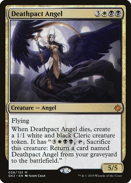 Deathpact Angel, Magic card GK2 38 — RNA Guild Kit set