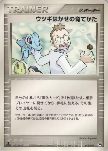 Professor Elm's Training Method, Pokémon card TYPHLOSION 013 — Typhlosion Constructed Starter Deck set