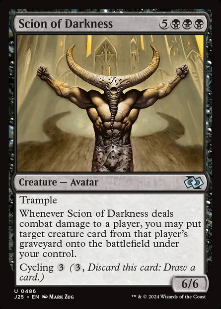 Scion of Darkness, Magic card J25 486 — Foundations Jumpstart set