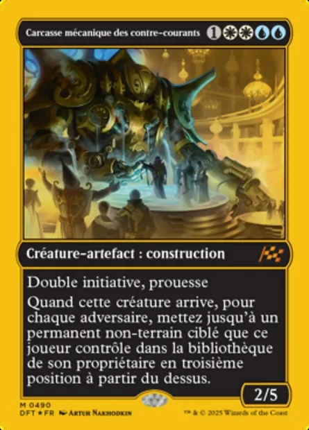 Carcasse mécanique des contre-courants, carte Magic DFT 490 — extension Aetherdrift