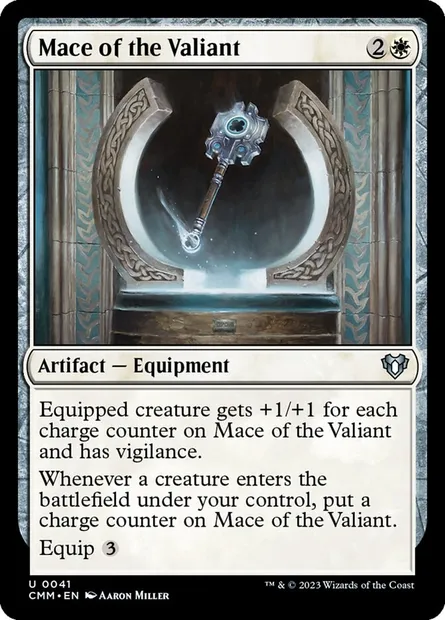 Mace of the Valiant, Magic card CMM 41 — Commander Masters set