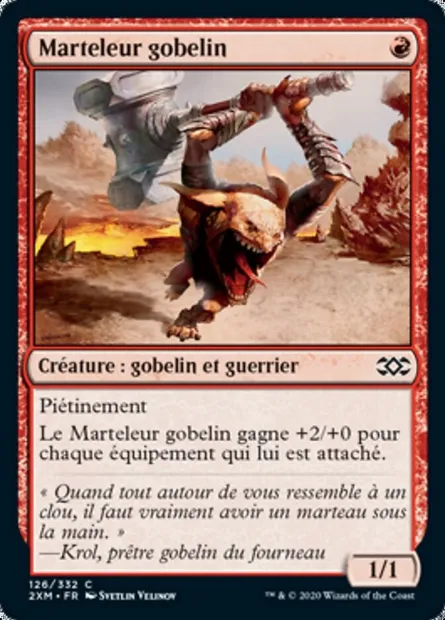Marteleur gobelin, carte Magic 2XM 126 — extension Double Masters