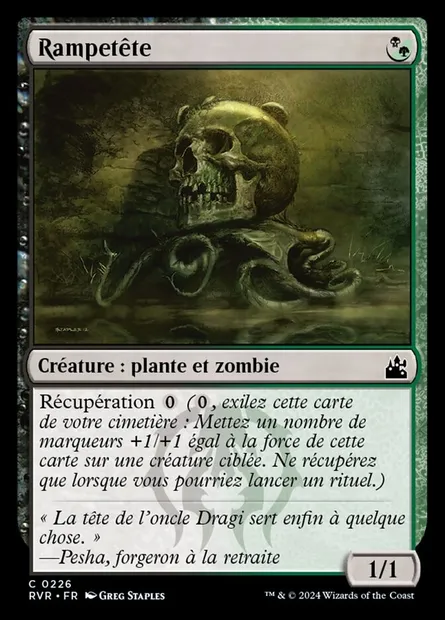 Rampetête, carte Magic RVR 226 — extension Ravnica Remastered
