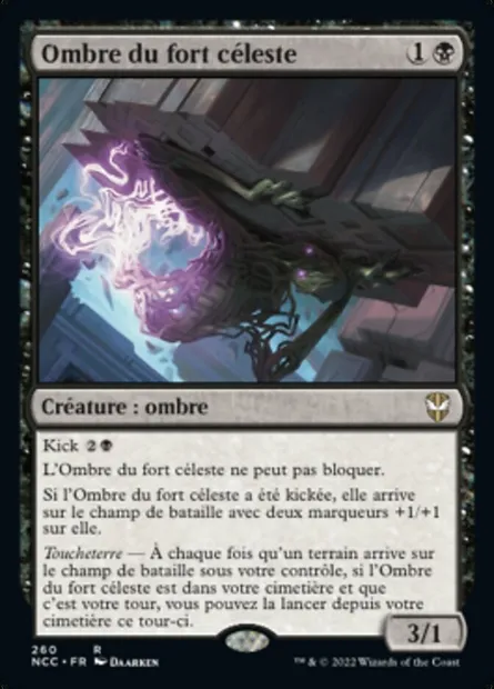 Ombre du fort céleste, carte Magic NCC 260 — extension New Capenna Commander