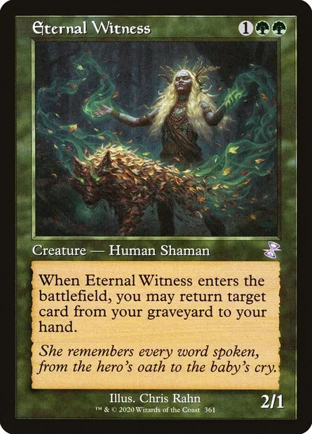 Eternal Witness, Magic card TSR 361 — Time Spiral Remastered set