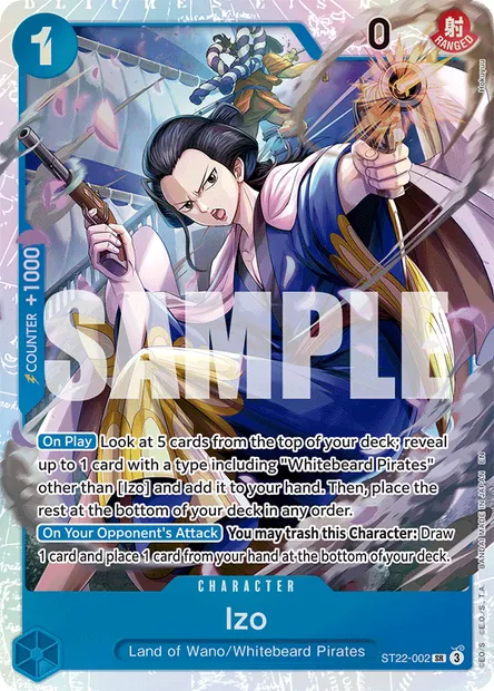 Izo, One Piece card ST22-002 — Ace & Newgate set