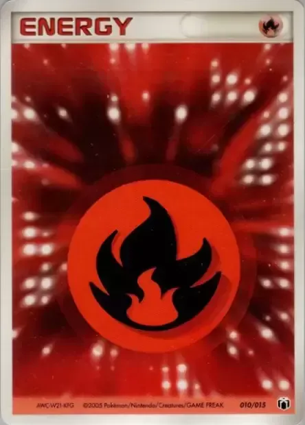 Fire Energy, Pokémon card GBOX-M-L 010Y — Gift Box Mew • Lucario set