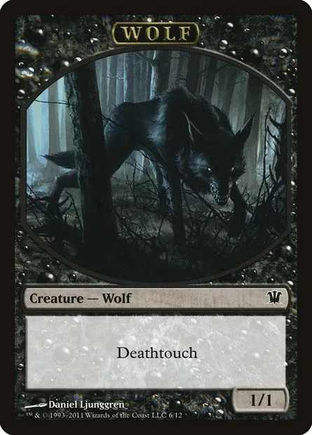 Wolf, carte Magic TISD 6 — extension Innistrad Tokens