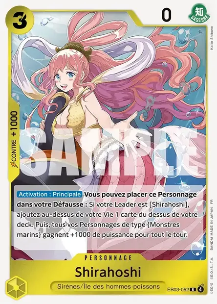 Shirahoshi, carte One Piece EB03-052 — extension ONE PIECE HEROINES EDITION