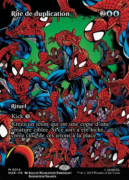 Rite de duplication, carte Magic MAR 14 — extension Marvel Universe