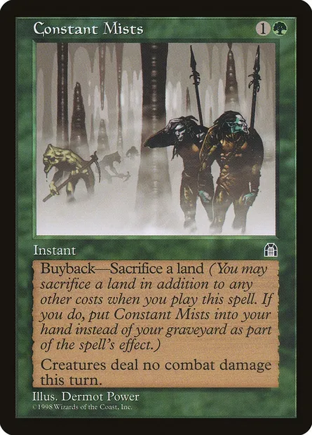 Constant Mists, Magic card STH 104 — Stronghold set