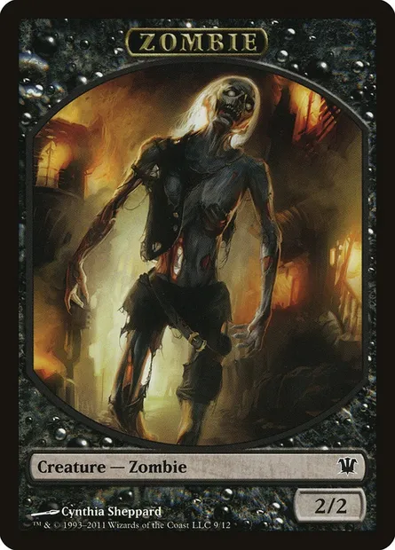 Zombie, carte Magic TISD 9 — extension Innistrad Tokens