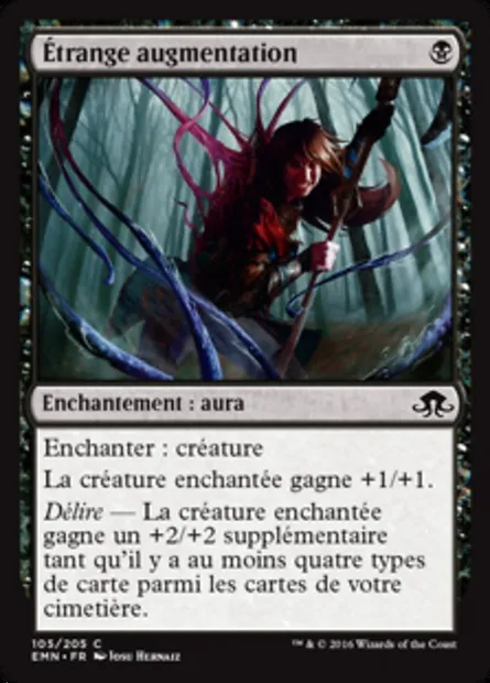 Étrange augmentation, carte Magic EMN 105 — extension La lune hermétique