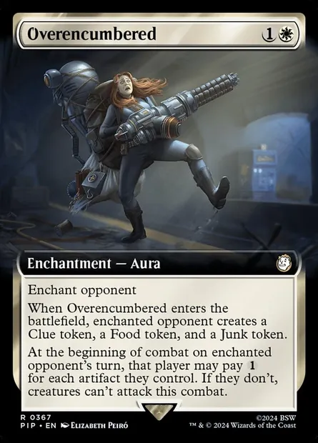 Overencumbered, Magic card PIP 367 — Fallout set