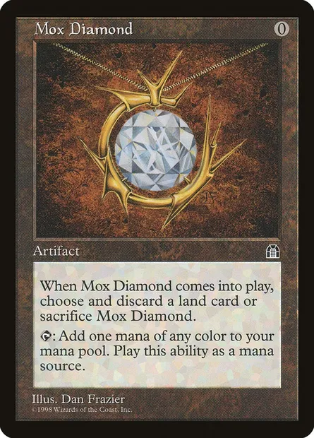 Mox de diamant, carte Magic STH 138 — extension Forteresse