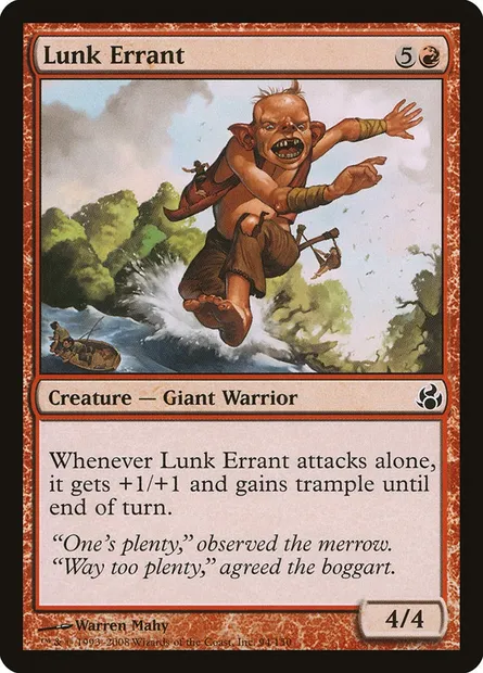 Lunk Errant, Magic card MOR 94 — Morningtide set