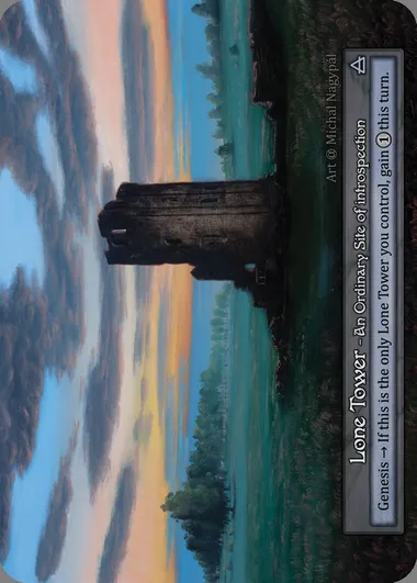 Lone Tower, Sorcery card ALP 371 — Alpha set