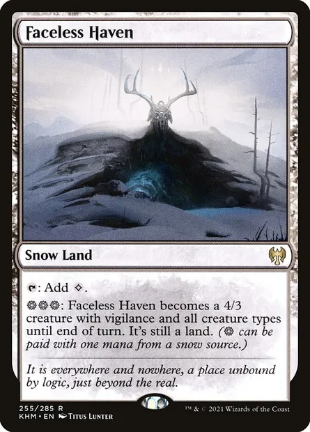 Faceless Haven, Magic card KHM 255 — Kaldheim set
