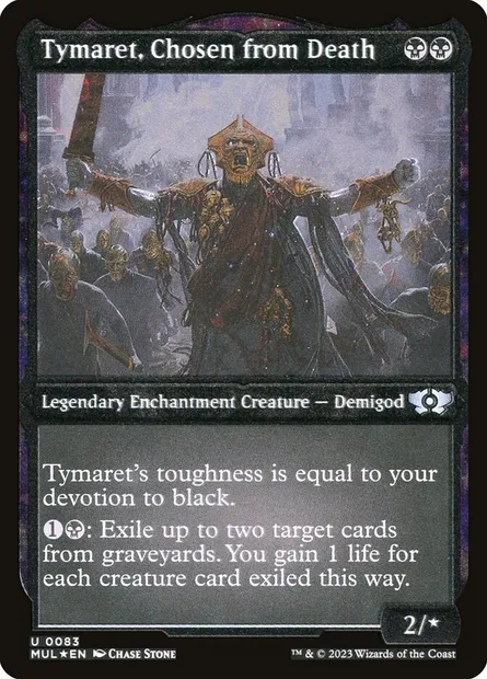 Tymaret, Chosen from Death, Magic card MUL 83 — Multiverse Legends set