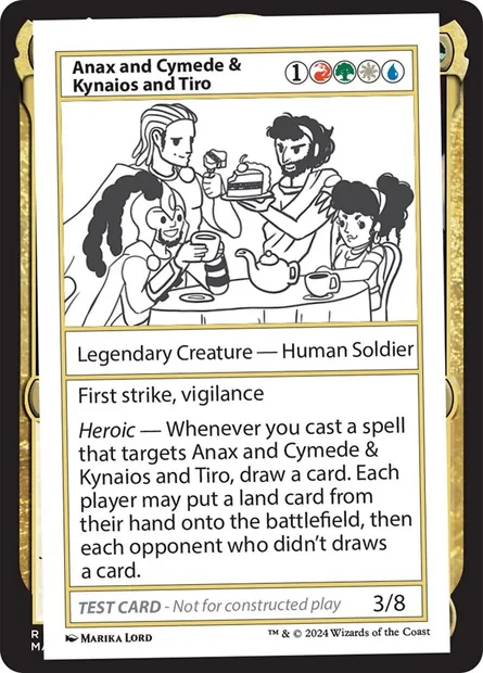 Anax and Cymede & Kynaios and Tiro, carte Magic MB2 589 — extension Mystery Booster 2