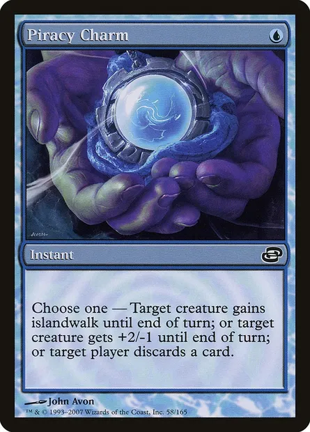Piracy Charm, Magic card PLC 58 — Planar Chaos set