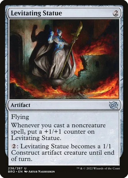Levitating Statue, Magic card BRO 236 — The Brothers' War set
