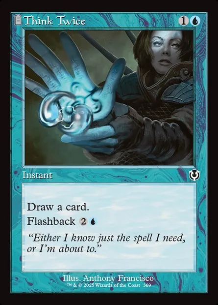 Think Twice, Magic card INR 369 — Innistrad Remastered set