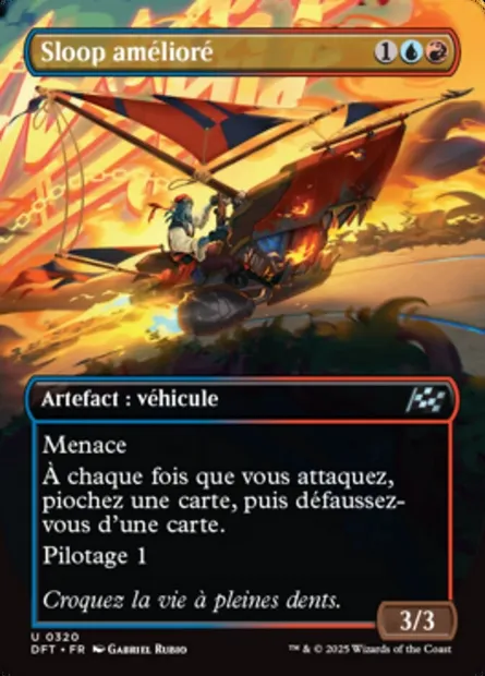 Sloop amélioré, carte Magic DFT 320 — extension Aetherdrift