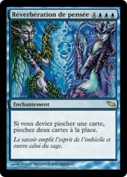 Réverbération de pensée, carte Magic SHM 53 — extension Sombrelande