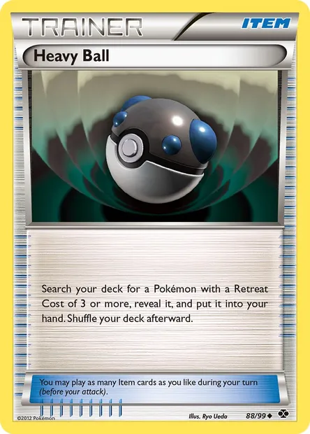 Heavy Ball, Pokémon card NXD 88 — Next Destinies set