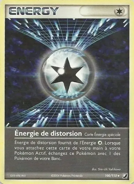 Énergie de distorsion, carte Pokémon UF 100 — extension EX Forces Cachées