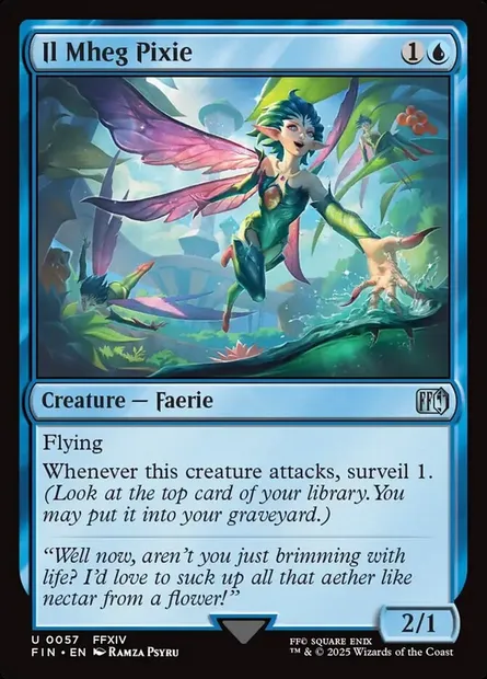 Il Mheg Pixie, Magic card FIN 57 — Final Fantasy set