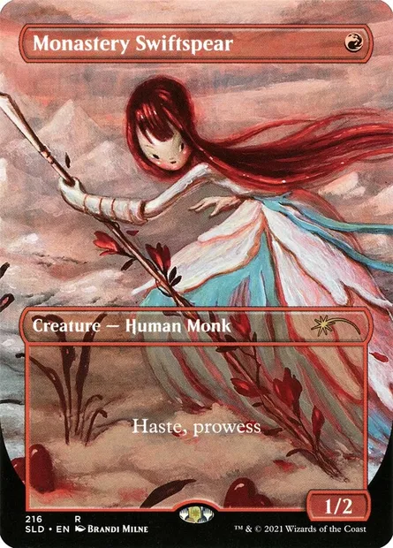 Monastery Swiftspear, Magic card SLD 216 — Secret Lair Drop set