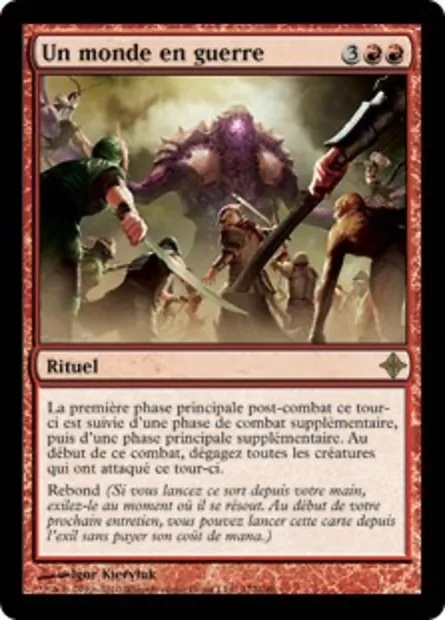 Un monde en guerre, carte Magic ROE 172 — extension L'ascension des Eldrazi