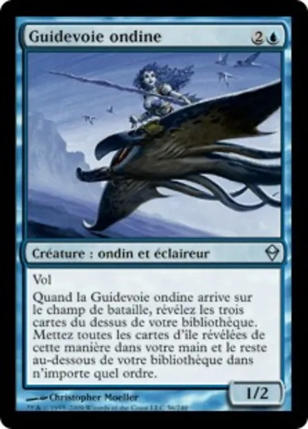 Guidevoie ondine, carte Magic ZEN 56 — extension Zendikar