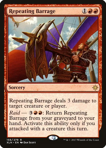 Repeating Barrage, Magic card XLN 156 — Ixalan set