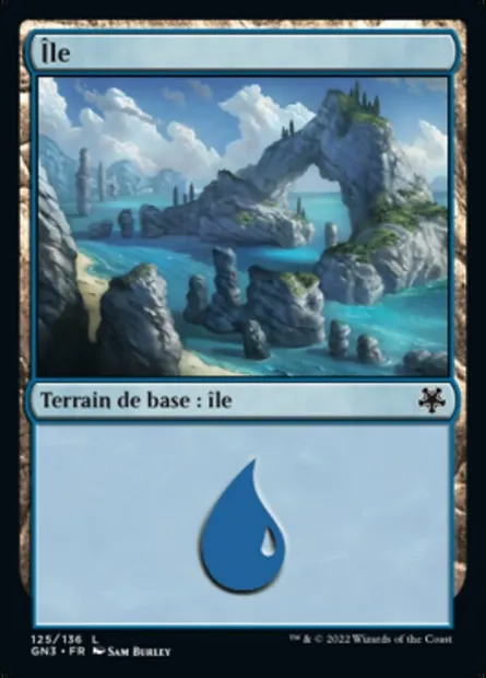 Île, carte Magic GN3 125 — extension Game Night: Free-for-All