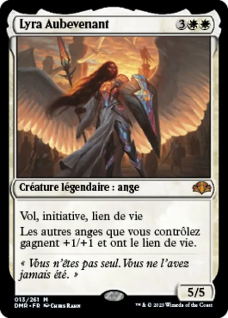 Lyra Aubevenant, carte Magic DMR 13 — extension Dominaria Remastered