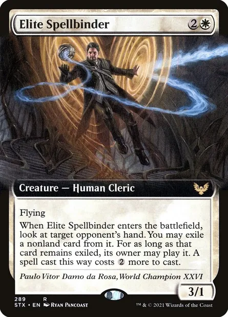 Elite Spellbinder, Magic card STX 289 — Strixhaven: School of Mages set